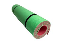 Килимок для йоги, фітнесу та спорту (каремат спортивний) Спорт 1800х600х8 мм Зелено-Червоний